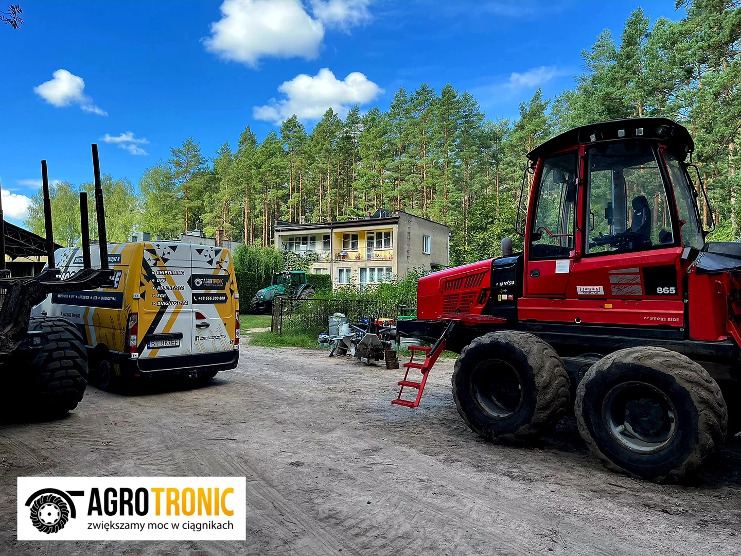 KOMATSU / VALMET Forestry Tractor SAMOZAŁADOWCZY 865 7.4L 158kW/215HP