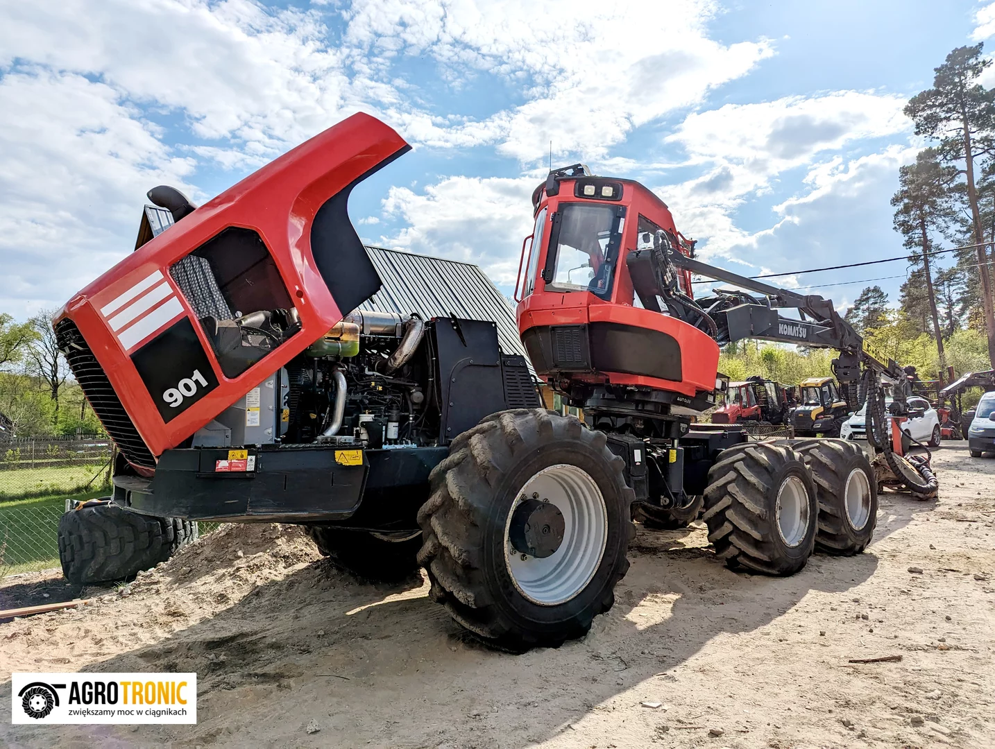 KOMATSU / VALMET Forestry Wheeled Harvester 901.4 6.6L AGCO 6L 150kW/204HP