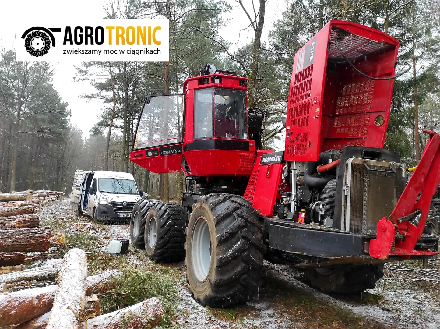KOMATSU / VALMET Forestry Wheeled Harvester 931.1